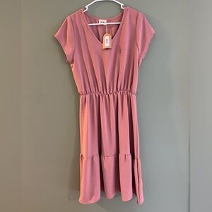 Blush Midi Dress - NWT